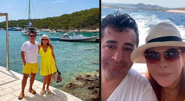 Magaly Medina y Alfredo Zambrano pasean por Croacia.