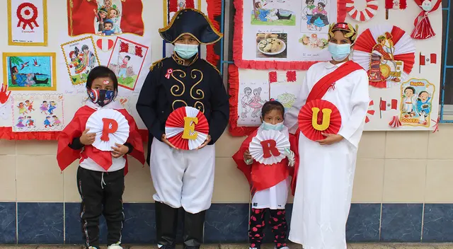 Niños realizaron pinturas y poemas por el Bicentenario del Perú Niños realizaron pinturas y poemas por el Bicentenario del Perú