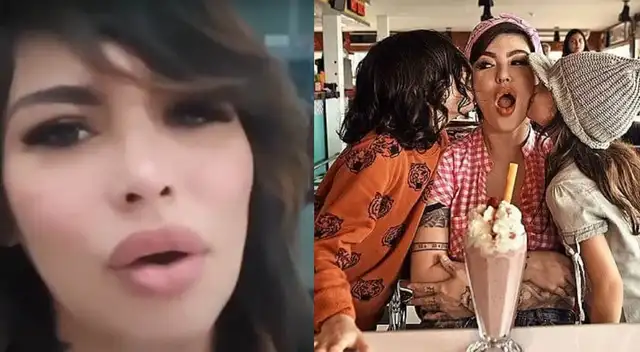 Angie Jibaja molesta porque sus hijos hablan con ‘dejo uruguayo’ Angie Jibaja molesta porque sus hijos hablan con ‘dejo uruguayo’