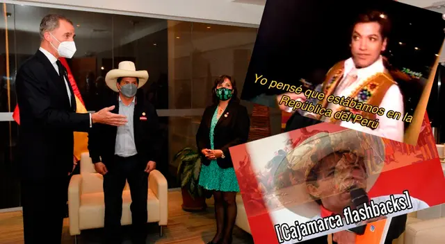 Diviértete con los memes de la reunión del presidente electo del Perú, Pedro Castillo, y el rey de España, Felipe VI. Diviértete con los memes de la reunión del presidente electo del Perú, Pedro Castillo, y el rey de España, Felipe VI.