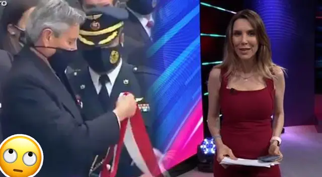 Juliana Oxenford afirma que es una vergüenza ver a Sagasti entregar banda presidencial en la puerta del Congreso.