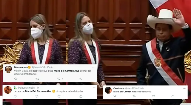 La actitud de la presidenta del Congreso llamó la atención de los internautas. La actitud de la presidenta del Congreso llamó la atención de los internautas.