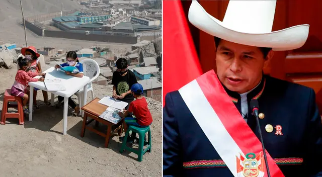 “Garantizaremos la alimentación en los niveles inicial, primaria y secundaria”, dijo Castillo. “Garantizaremos la alimentación en los niveles inicial, primaria y secundaria”, dijo Castillo.