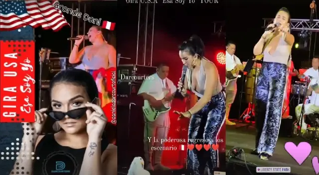 Daniela Darcourt celebró Fiestas Patrias con concierto en New Jersey.