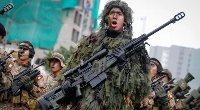 La tradicional parada militar no se realizará en la avenida Brasil.