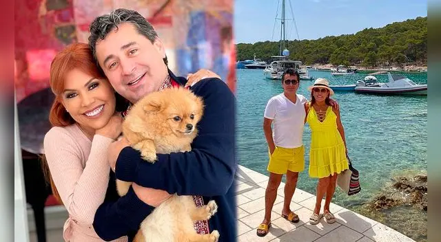 Magaly Medina y Alfredo Zambrano disfrutan de su luna de miel en Europa.