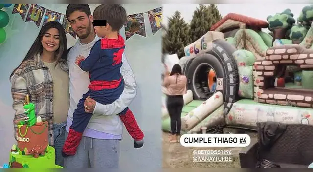 Ivana Yturbe emocionada de celebrar junto a su esposo el cumpleaños del pequeño Thiago..