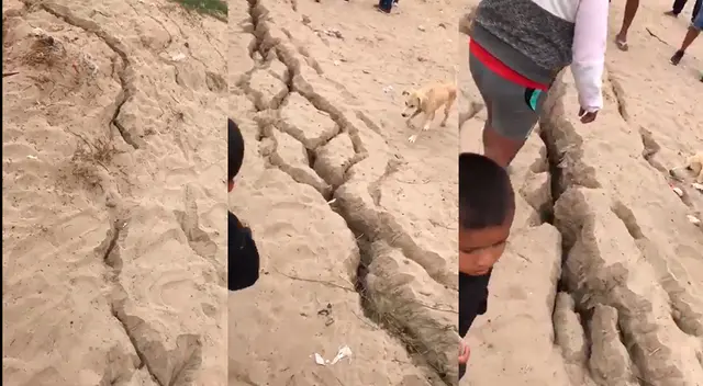 fuerte sismo de 6.1 en Sullana deja grietas en el suelo fuerte sismo de 6.1 en Sullana deja grietas en el suelo