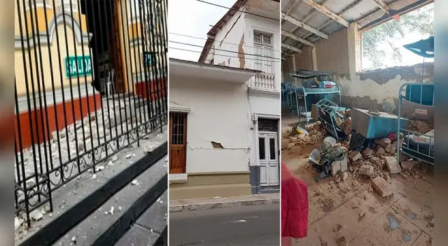 El fuerte sismo se registró a las 12.10 p.m. en Piura. Foto: Composición el Popular/Twitter El fuerte sismo se registró a las 12.10 p.m. en Piura. Foto: Composición el Popular/Twitter