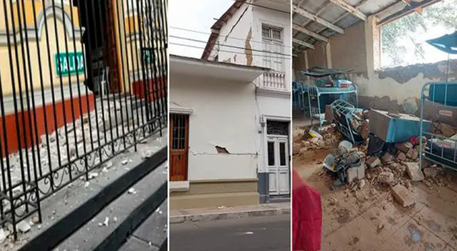 Sismo de 6.1 dejó fuertes daños en Piura Sismo de 6.1 dejó fuertes daños en Piura