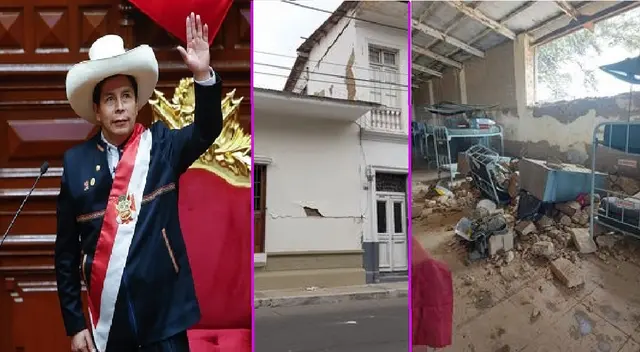 Pedro Castillo viajó a Piura para atender emergencia por sismo.