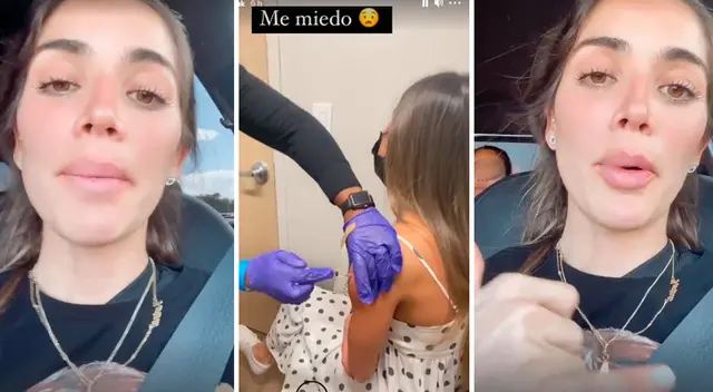 Korina Rivadeneira preocupada tras recibir la vacuna contra el COVID-19. Korina Rivadeneira preocupada tras recibir la vacuna contra el COVID-19.