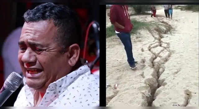 Tony Rosado muestra su preocupación por familiares que se le cayó una pared encima debido al sismo en Piura.