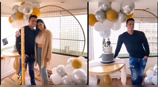 Christian Domínguez agradece a Pamela Franco por la impresiónate fiesta sorpresa. Christian Domínguez agradece a Pamela Franco por la impresiónate fiesta sorpresa.