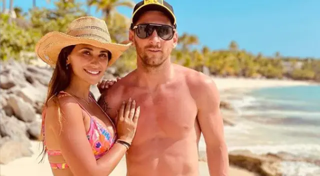 Lionel Messi y su esposa Antonela Roccuzzo publican fotos de sus vacaciones familiares Lionel Messi y su esposa Antonela Roccuzzo publican fotos de sus vacaciones familiares
