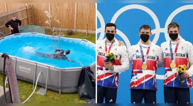 Nadador pasó de entrenar en su jardín a ganar oro en Tokio 2020: “Es una montaña rusa de emociones” Nadador pasó de entrenar en su jardín a ganar oro en Tokio 2020: “Es una montaña rusa de emociones”