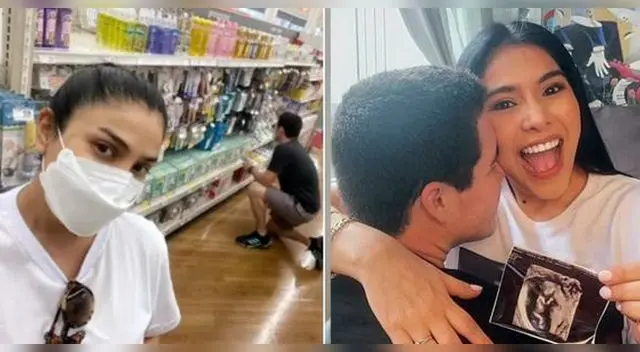 Maricarmen Marín ilusionada por compras para su bebé. Maricarmen Marín ilusionada por compras para su bebé.