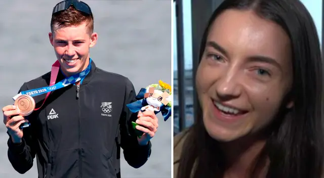 La muchacha le mandó un mensaje a su ex novio por ganar una medalla olímpica. La muchacha le mandó un mensaje a su ex novio por ganar una medalla olímpica.