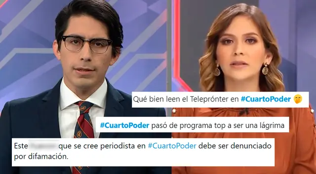 Los conductores Sebastián Salazar y Tatiana Alemán fueron cuestionados por usuarios de Twitter.