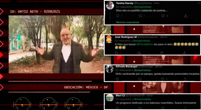 Beto Ortiz reaparece en la TV con su programa “a lo clandestino”, desde Ciudad de México.