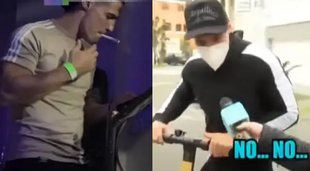 Facundo González captado en fiesta covid de La Victoria, pero lo niega.