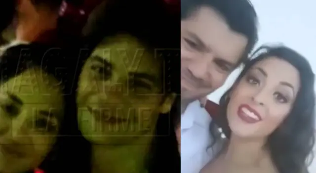 Andrés Wiese y Andrea Luna ampayados en apasionados besos ¿Y Pietro Sibille?