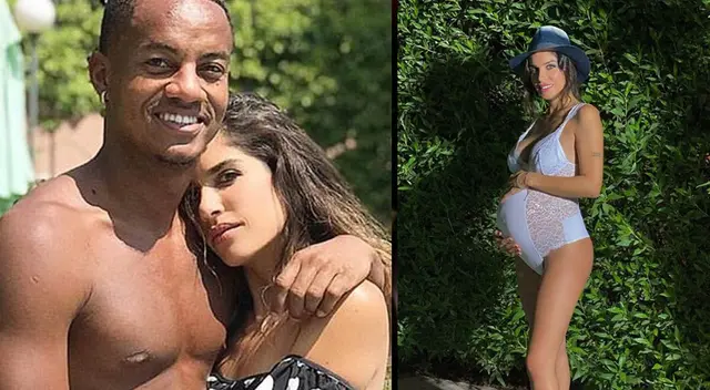 Esposa de André Carrillo a días de dar a luz. Esposa de André Carrillo a días de dar a luz.