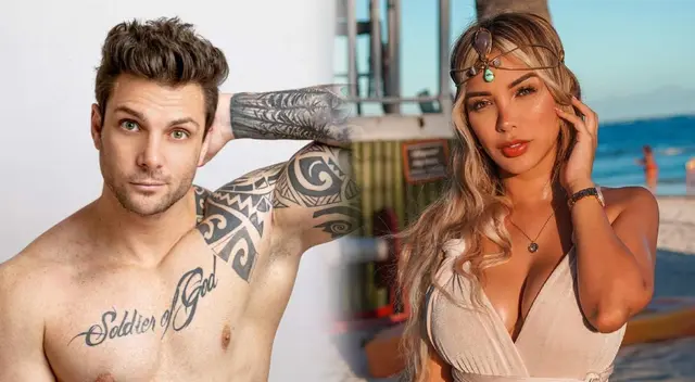 Paula Manzanal con Nicola Porcella en México Paula Manzanal con Nicola Porcella en México