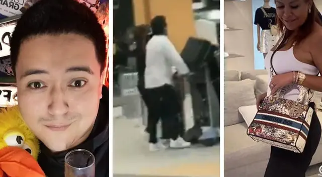 Samuel Suárez 'trolea' a Magaly Medina tras su viaje. Samuel Suárez 'trolea' a Magaly Medina tras su viaje.