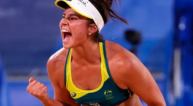 Mariafe Artacho del Solar, ganadora del bronce en el Mundial de Vóley Playa 2019.