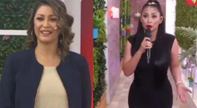 Karla Tarazona agradecida con Pamela Franco.