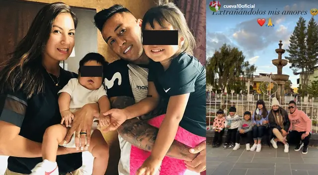 Christian Cueva envía tierno mensaje a su familia. Christian Cueva envía tierno mensaje a su familia.