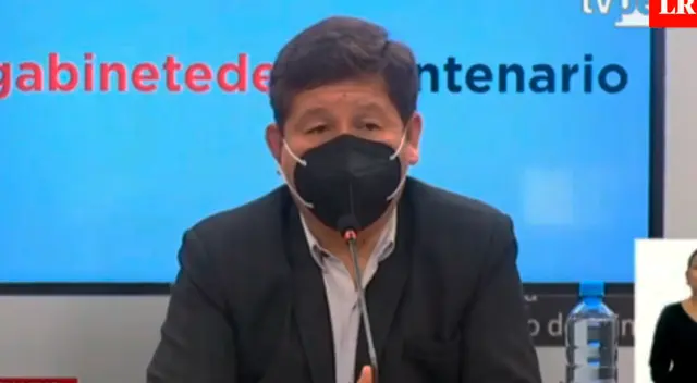 El premier Guido Bellido dijo que los medios de comunicación que difunden noticias falsas solo generan inestabilidad al país. El premier Guido Bellido dijo que los medios de comunicación que difunden noticias falsas solo generan inestabilidad al país.