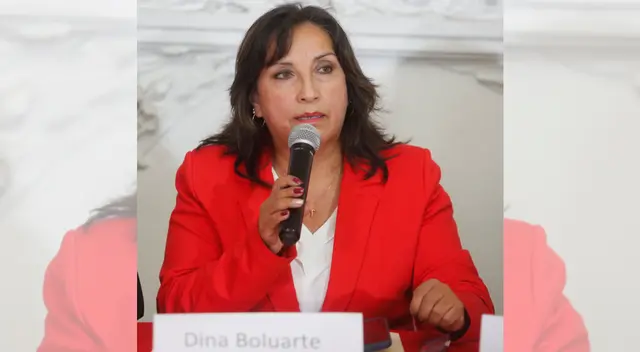 Dina Boluarte señaló que no es momento de generar “zozobra” en la población.