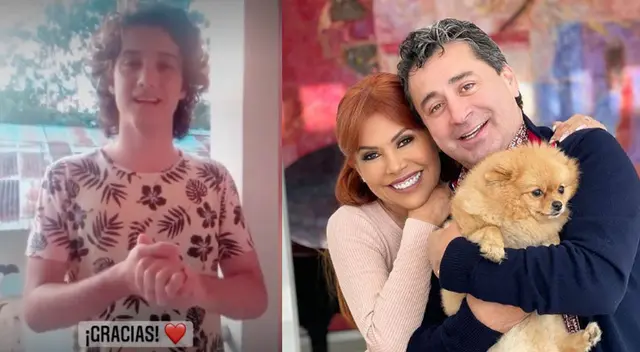 Vasco Madueño agradece a Magaly Medina y Alfredo Zambrano.