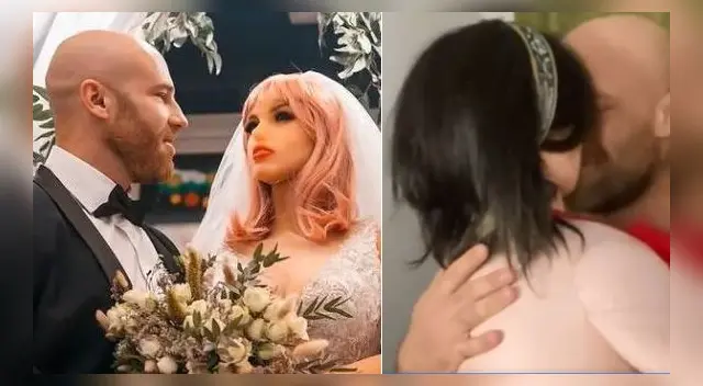 Ruso que se casó con su muñeca sexual se divorcia por ‘infidelidad’ y presenta a su nueva ‘esposa’.