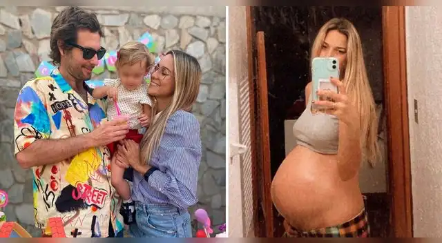 Maria Grazia Gamarra celebró de la mejor manera la llegada de su segunda bebé.
