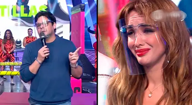 Gian Piero Díaz rechazó actitud de Rosángela Espinoza. Gian Piero Díaz rechazó actitud de Rosángela Espinoza.