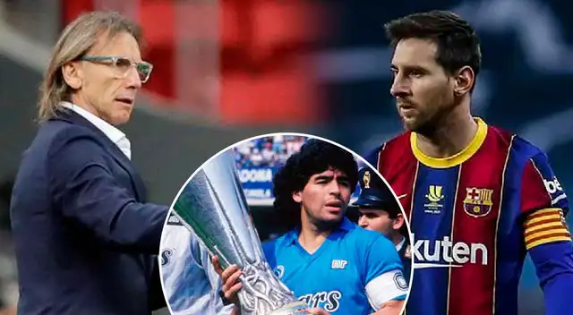 Ricardo Gareca se mostró consternado por la salida de Messi del Barcelona.