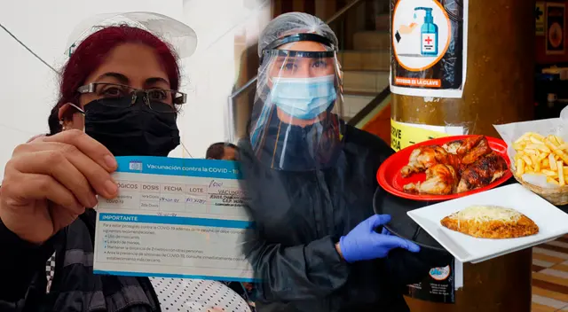 Restaurantes promueven la vacunación con promociones en sus locales.