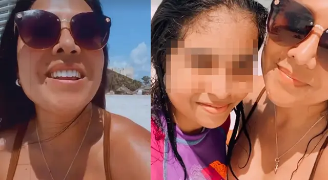 Tula Rodríguez se muestra contenta por su viaje a Miami.