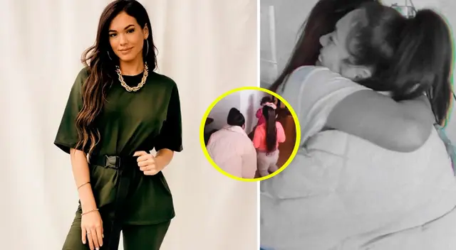 Jazmín Pinedo se emociona al reencontrar con su hermana. Jazmín Pinedo se emociona al reencontrar con su hermana.