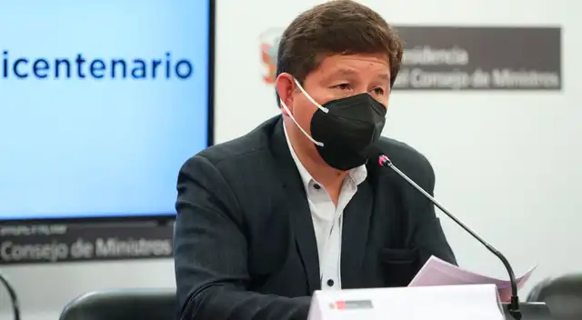 Guido Bellido, presidente del Consejo de Ministros.