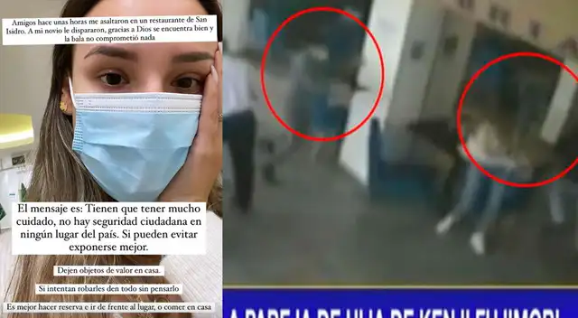 Hijastra de Kenji Fujimori se pronuncia tras ser baleada durante el robo de un reloj Rolex