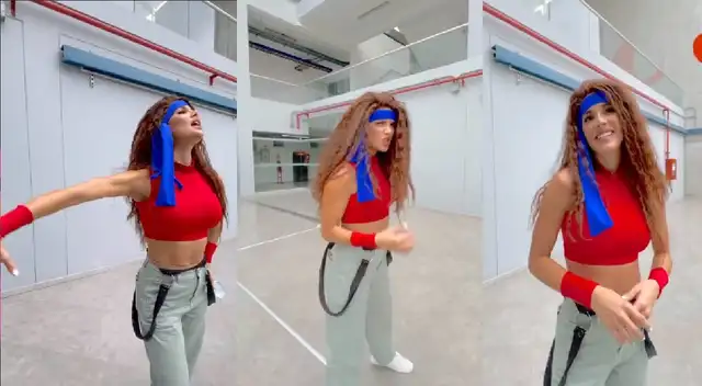 Korina sorprendió con su interpretación de Shakira en Reinas del show. Korina sorprendió con su interpretación de Shakira en Reinas del show.
