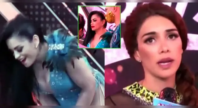 Korina saca cara por Leslie Moscoso, quien terminó llorando tras la sentencia.