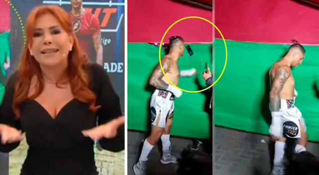 Magaly Medina indignada con reacción de Jonathan Maicelo. Magaly Medina indignada con reacción de Jonathan Maicelo.