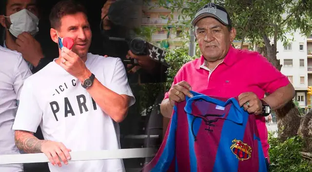 Hugo Sotil lamenta que Leo Messi haya dejado Barcelona por el PSG. Hugo Sotil lamenta que Leo Messi haya dejado Barcelona por el PSG.