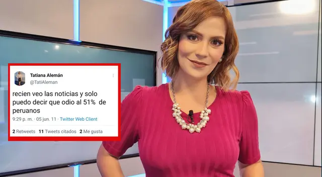 Usuarios hacen recordar a Tatiana Alemán sus antiguos Tuits.