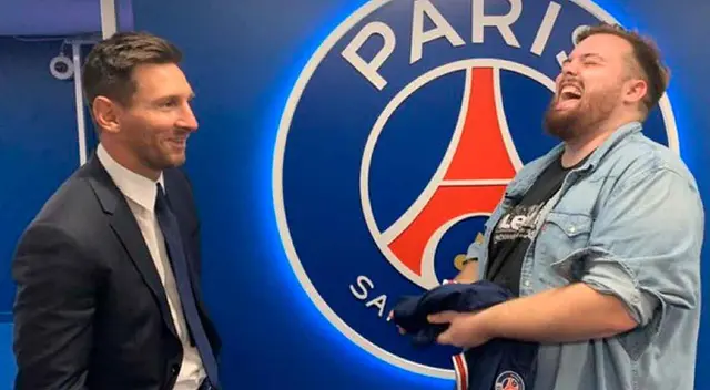 Lionel Messi e Ibai Llanos pasaron un momento peculiar en el PSG. Lionel Messi e Ibai Llanos pasaron un momento peculiar en el PSG.